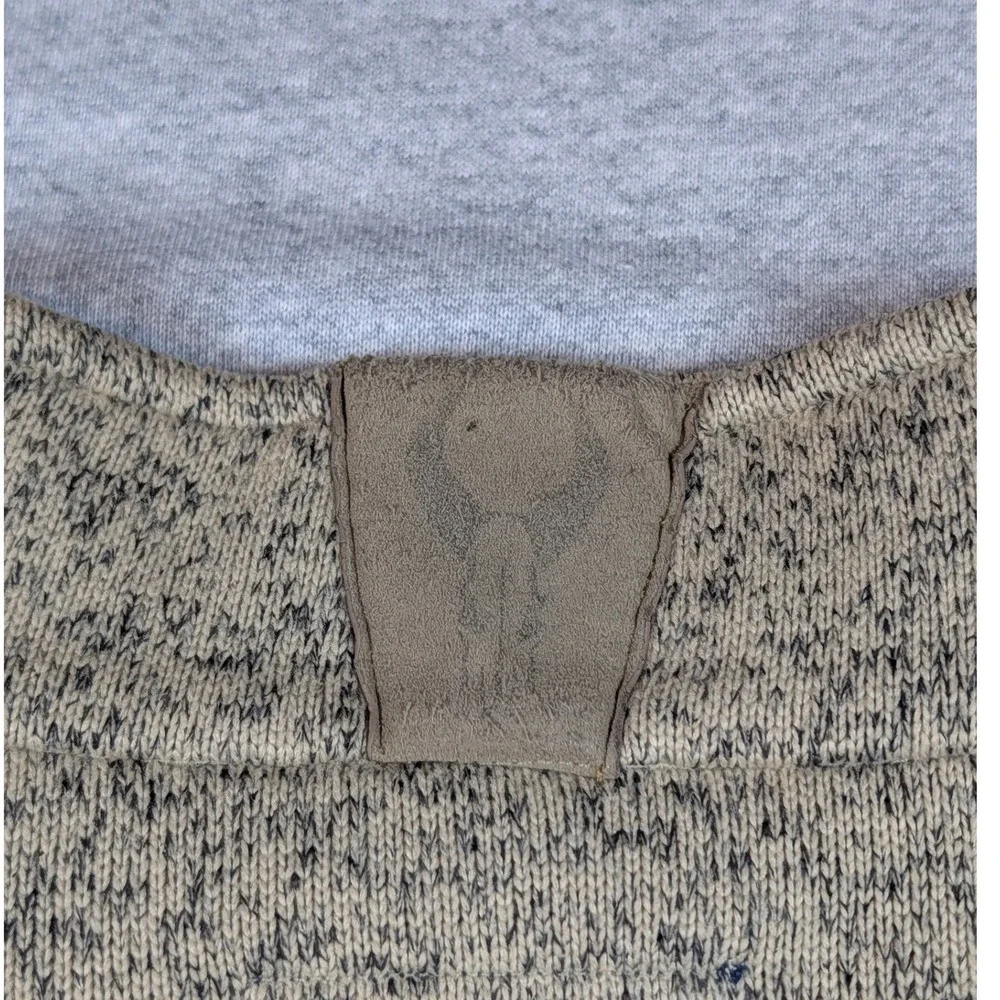 Badlands Galt Jacket Mens 2XL Oatmeal Heather Full Zip Fleece Sweater RN127615